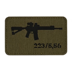 M-Tac нашивка AR-15 .223/5,56 Laser Cut Ranger Green/Black