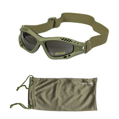 Очки защитные MIL-TEC Commando Goggles AIR Pro Olive 15615301 Viktailor
