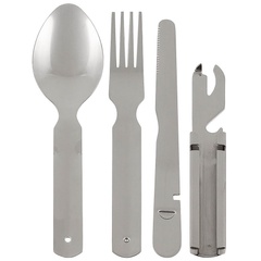 Столовий набір MFH Bundeswehr Cutlery Set Сріблястий