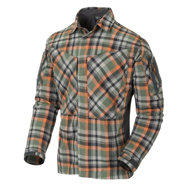 Рубашка Helikon-Tex MBDU FLANNEL SHIRT Оранжевый KO-MBD-PO-PF Viktailor