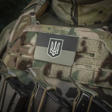 M-Tac нашивка флаг Украины с гербом (80х50 мм) Olive/GID 51303199 Viktailor