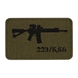 M-Tac нашивка AR-15 .223/5,56 Laser Cut Ranger Green/Black 51111232 фото 1 Viktailor