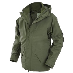 Куртка мембрана з флісовою підкладкою MIL-TEC Wet Weather Jacket OD Оливкова