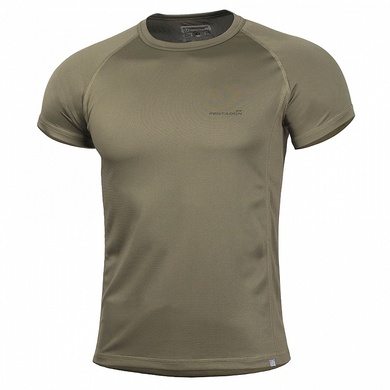 Футболка для тренувань Pentagon Body Shock Activity Shirt Olive Green ST09003-06-S Viktailor