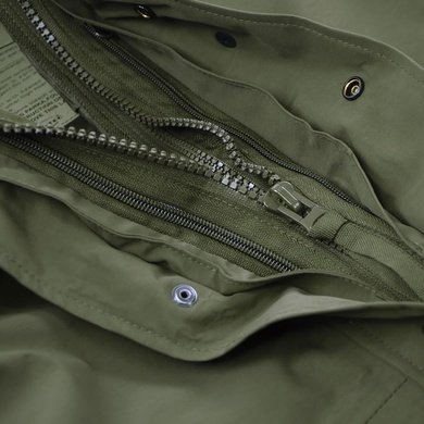 Куртка мембранная с флисовой подкладкой MIL-TEC Wet Weather Jacket OD Оливковая 10615001 Viktailor