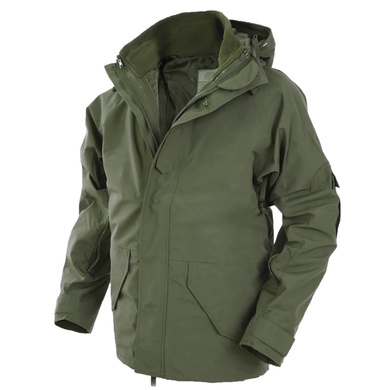 Куртка мембрана з флісовою підкладкою MIL-TEC Wet Weather Jacket OD Оливкова 10615001 Viktailor