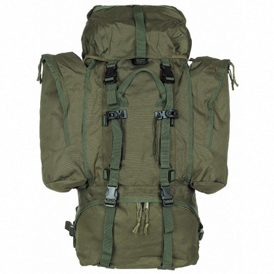 Рюкзак з відстібними боковими кишенями 110л «Alpin 110» Оливковий 30313B Viktailor