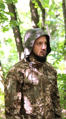 Куртка Vik-Tailor SoftShell з липучками для шевронів ММ-14 піксель ЗСУ, 44