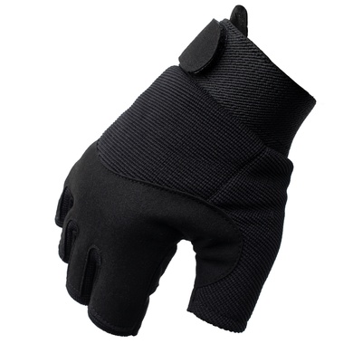 Рукавиці тактичні MIL-TEC Army Fingerless Gloves Black 12538502-L Viktailor