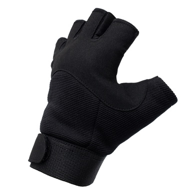 Перчатки тактические MIL-TEC Army Fingerless Gloves Black 12538502-L Viktailor