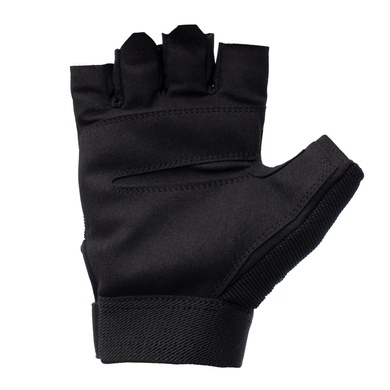 Перчатки тактические MIL-TEC Army Fingerless Gloves Black 12538502-M Viktailor