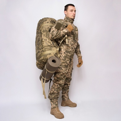 Баул-рюкзак армійський 100L камуфляжний ММ-14 піксель ЗСУ 60063198 Viktailor