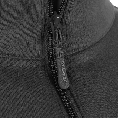 Кофта тактическая MIL-TEC Tactical Sweatshirt Черная 11472502 Viktailor