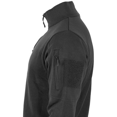 Кофта тактична MIL-TEC Tactical Sweatshirt Чорна M 11472502-903 Viktailor