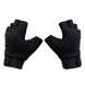Рукавиці тактичні MIL-TEC Army Fingerless Gloves Black 12538502-L фото 3 Viktailor