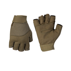 Рукавиці тактичні MIL-TEC Army Fingerless Gloves Olive 12538501-S Viktailor
