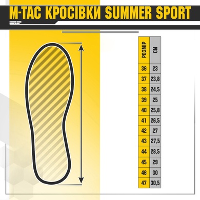 M-Tac кросівки Summer Sport Dark Olive, 36 (230 мм)