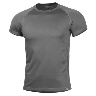 Футболка для тренувань Pentagon Body Shock Activity Shirt Cinder Grey ST09003-17-S Viktailor