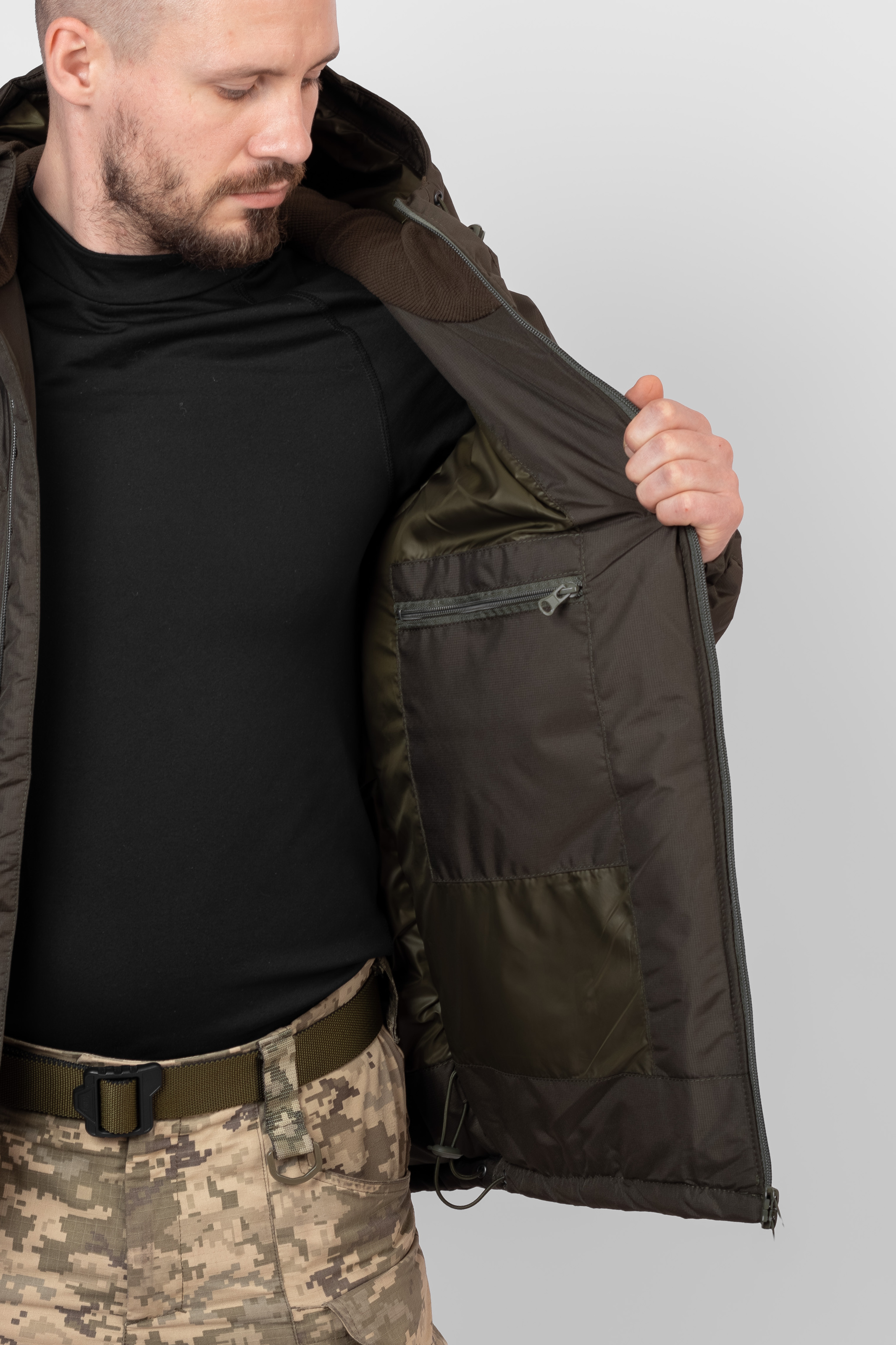 Куртка Vik-Tailor Зима Rip-Stop G-Loft, Dark olive — 7