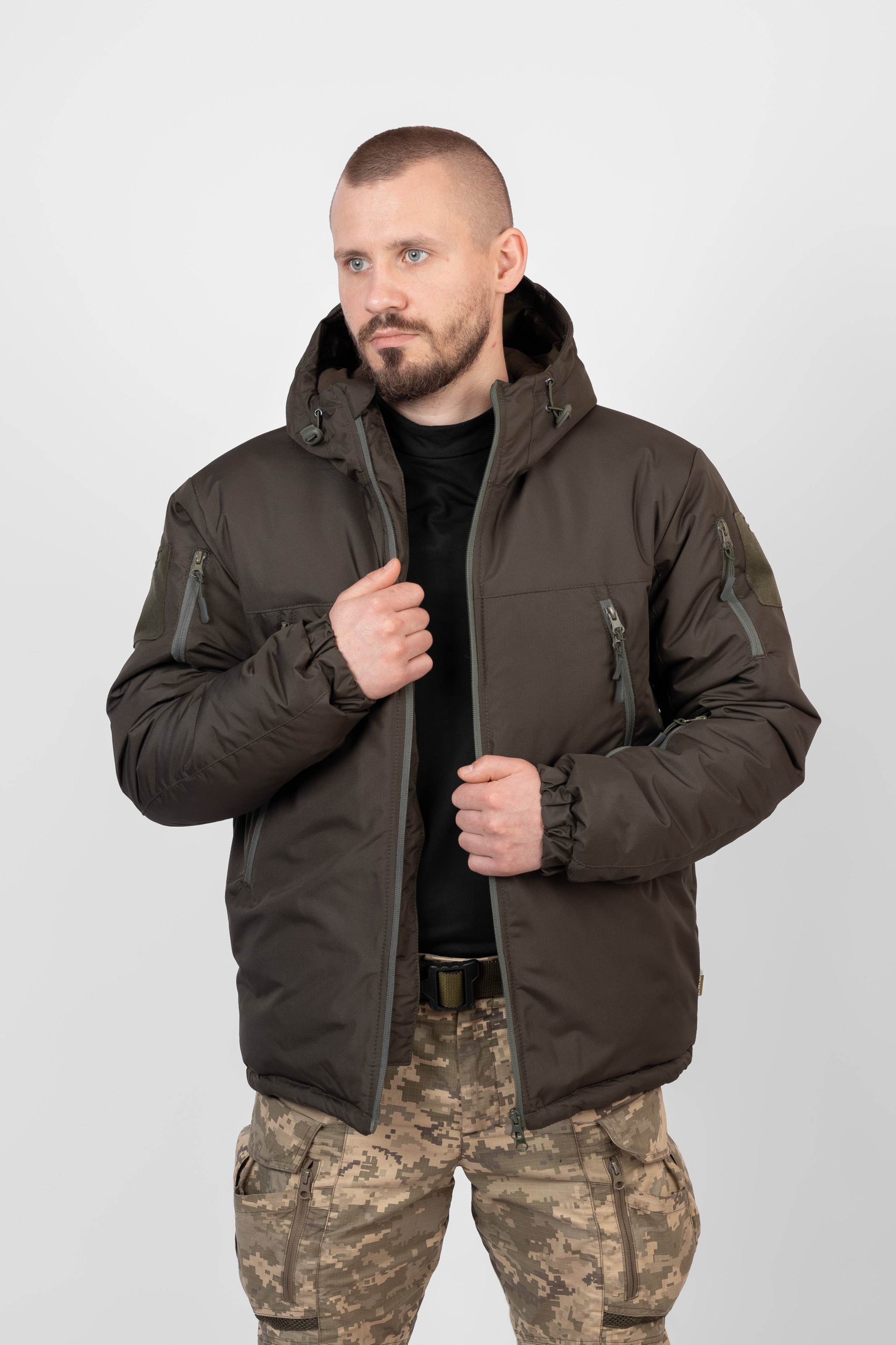 Куртка Vik-Tailor Зима Rip-Stop G-Loft, Dark olive — 5