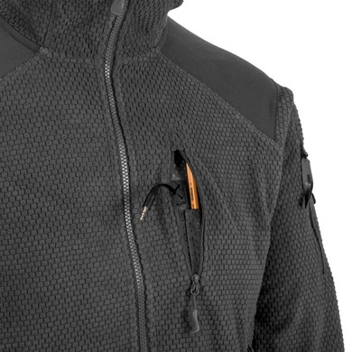 Кофта флисовая Helikon-Tex Alpha Hoodie Jacket Grid Fleece BL-ALH-FG-01-B03 Viktailor