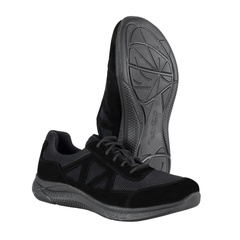 Кросівки тактичні Ягуар літні нубук з 3D-сіткою Чорні, 36 (235 мм)