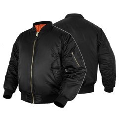 Куртка Бомбер льотна US BASIC MA1® FLIGHT JACKET Чорна M