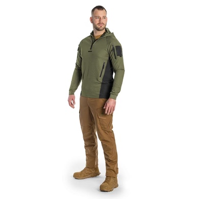 Тактическая рубашка Helikon-Tex Range Hoodie Olive Green BL-BRH-TC-0201A-B03 Viktailor