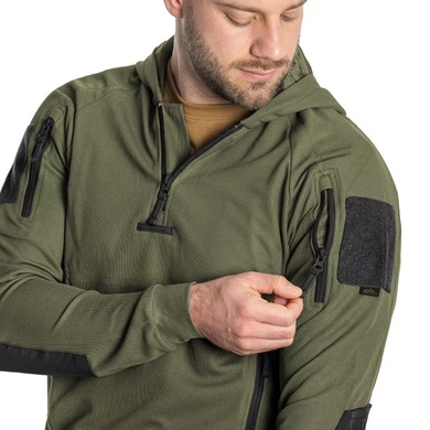 Тактическая рубашка Helikon-Tex Range Hoodie Olive Green BL-BRH-TC-0201A-B03 Viktailor