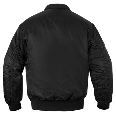 Куртка Бомбер летная US BASIC MA1® FLIGHT JACKET Черная 10402002 Viktailor