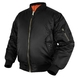 Куртка Бомбер льотна US BASIC MA1® FLIGHT JACKET Чорна 10402002 фото 5 Viktailor
