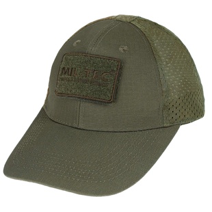 Бейсболка MIL-TEC Net Baseball Cap Olive з сіткою 12317601 Viktailor