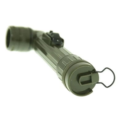 Тактичний світлодіодний ліхтар MIL-TEC LED Medium Anglehead Flashlight Olive 15143101 Viktailor