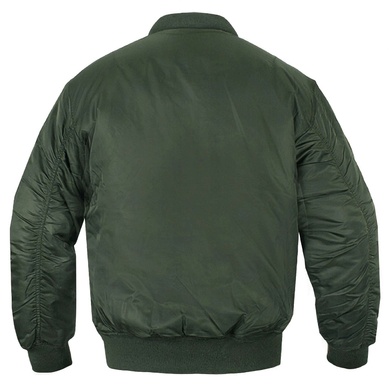Куртка Бомбер летная US BASIC MA1® FLIGHT JACKET Оливковая 10402001-903 Viktailor