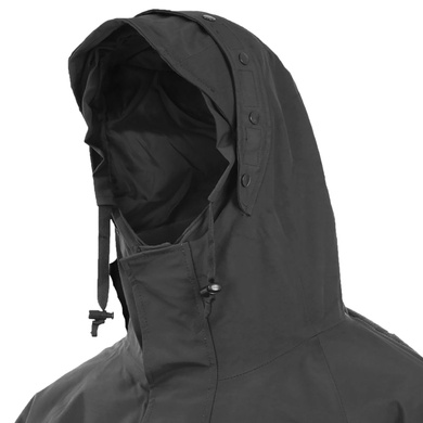 Куртка мембрана з флісовою підкладкою MIL-TEC Wet Weather Jacket Black 10615002 Viktailor