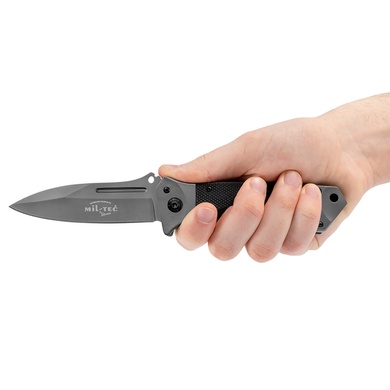 Нож складной MIL-TEC DA35 Черный 15344502 Viktailor