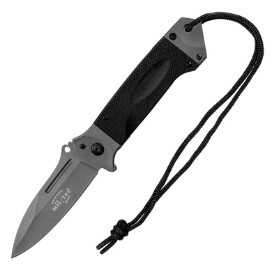 Нож складной MIL-TEC DA35 Черный 15344502 Viktailor