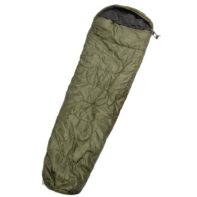 Спальный мешок двухслойный MIL-TEC Mummy Sleeping 2-Layer -10°C Olive 14110001 Viktailor