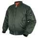 Куртка Бомбер летная US BASIC MA1® FLIGHT JACKET Оливковая 10402001-903 фото 5 Viktailor