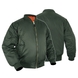 Куртка Бомбер летная US BASIC MA1® FLIGHT JACKET Оливковая 10402001-903 фото 1 Viktailor