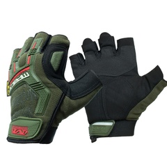Рукавиці тактичні безпалі Mechanix M-Pact Glove Olive/Red