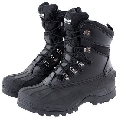 Ботинки зимові Mil-Tec Thermostiefel Leder/Gummi Thinsulate Чорні 12878100 Viktailor