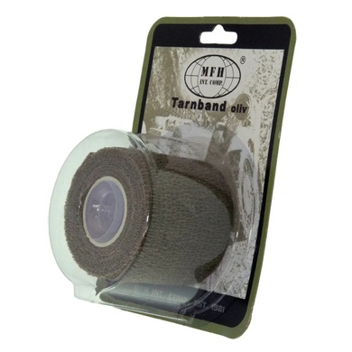 Лента маскировочная MFH Camo Tape 5 см x 4,5 м Olive 28301B Viktailor