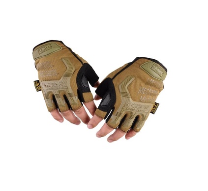 Перчатки тактические безпалые Mechanix M-Pact Glove MPT-72-008-Koyote-Black Viktailor