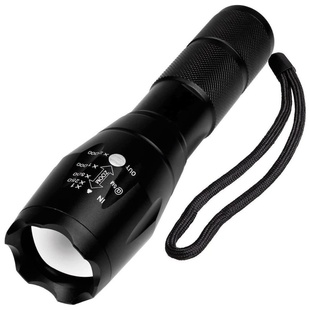 Фонарь тактический Deluxa Military Torch Black 26344 Viktailor