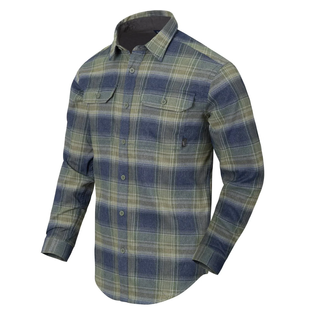 Сорочка Helikon-Tex GREYMAN SHIRT - Клітинка Оливково-синій KO-GMN-PN-PE-B03 Viktailor