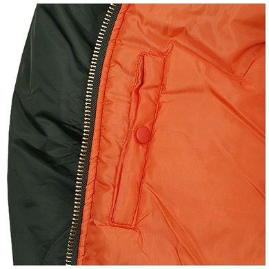 Куртка Бомбер летная US BASIC MA1® FLIGHT JACKET Оливковая 10402001-904 Viktailor
