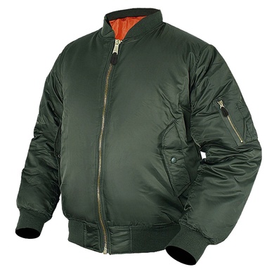 Куртка Бомбер летная US BASIC MA1® FLIGHT JACKET Оливковая 10402001-904 Viktailor