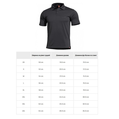 Футболка поло Pentagon Anassa Polo Shirt Black K09017-01-XS Viktailor
