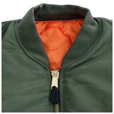 Куртка Бомбер летная US BASIC MA1® FLIGHT JACKET Оливковая 10402001-901 Viktailor